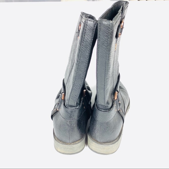 Dr. Scholl’s Moto Boot Faux Leather Black 14M - Picture 4 of 5